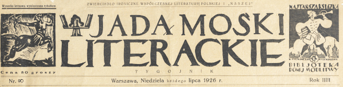 Tytuł Jadąmośki Literackie
